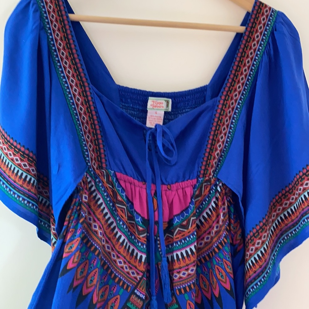 Boho Flying Tomato Native print, Fun and Unique Casual Dress size S